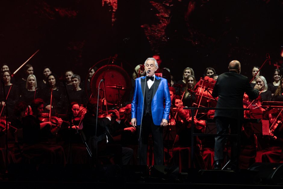  Andrea Bocelli koncertas Kauno „Žalgirio“ arenoje