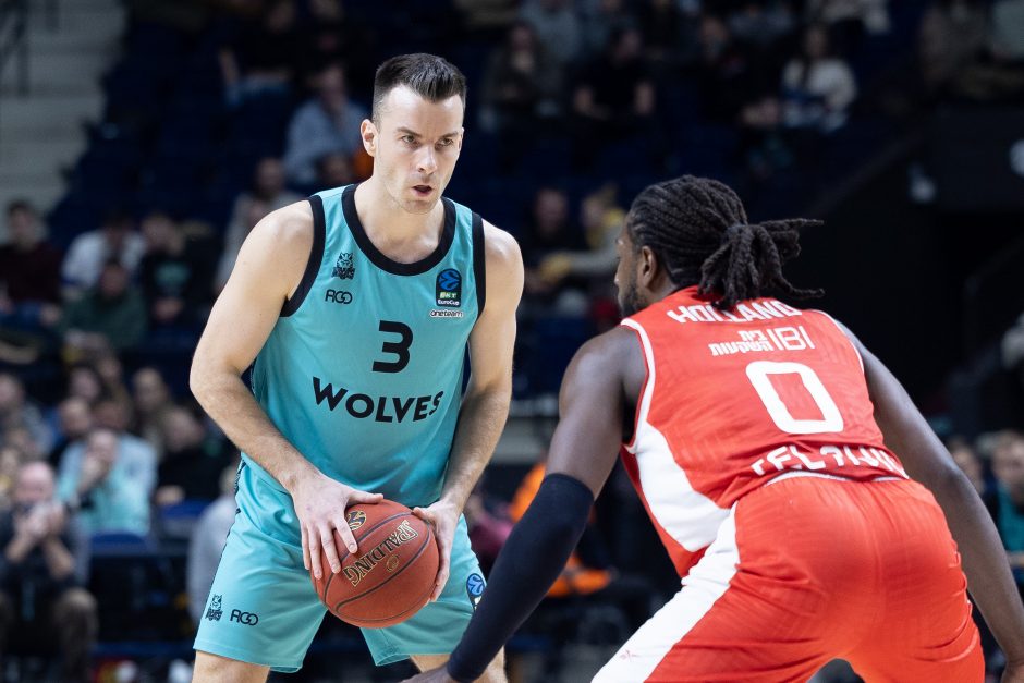 „Wolves“ tik mačo pabaigoje nusileido svečiams iš Izraelio