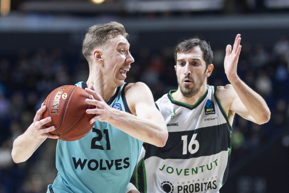 Antroje „Wolves“ ir „Joventut“ akistatoje – Ispanijos klubo pergalė