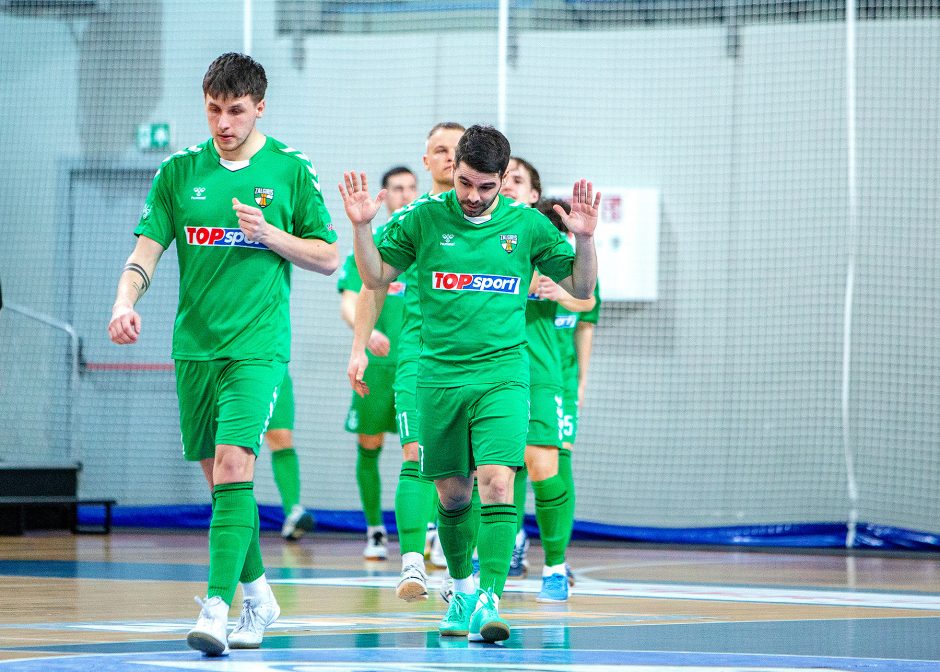 Salės futbolo A lygos finalas: „Vikingai“ – „K.Žalgiris“ 0:4