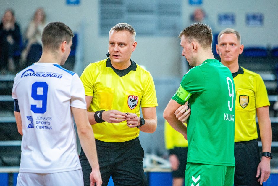 Salės futbolo A lygos finalas: „Vikingai“ – „K.Žalgiris“ 0:4