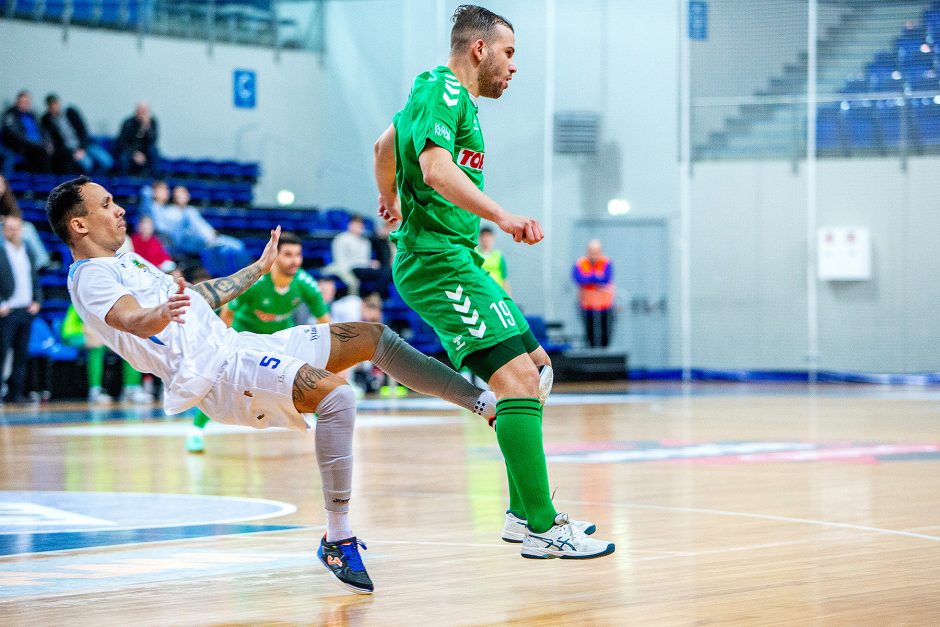 Salės futbolo A lygos finalas: „Vikingai“ – „K.Žalgiris“ 0:4