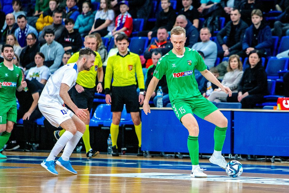 Salės futbolo A lygos finalas: „Vikingai“ – „K.Žalgiris“ 0:4