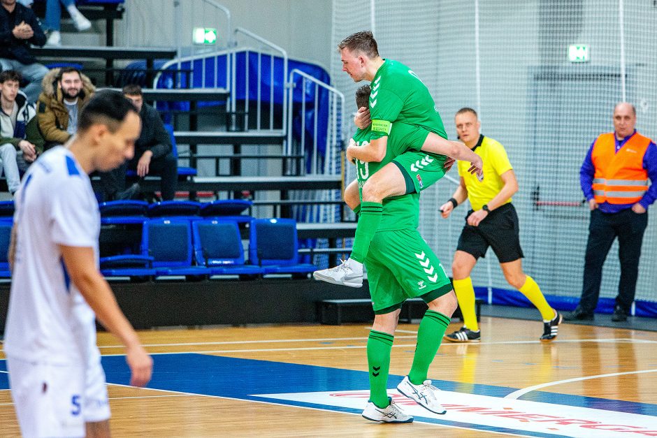 Salės futbolo A lygos finalas: „Vikingai“ – „K.Žalgiris“ 0:4