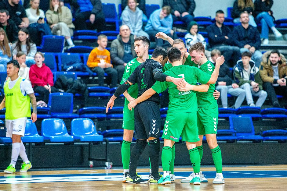 Salės futbolo A lygos finalas: „Vikingai“ – „K.Žalgiris“ 0:4