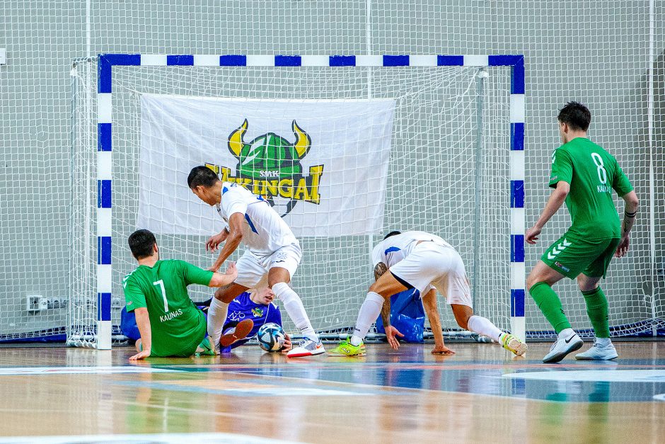 Salės futbolo A lygos finalas: „Vikingai“ – „K.Žalgiris“ 0:4