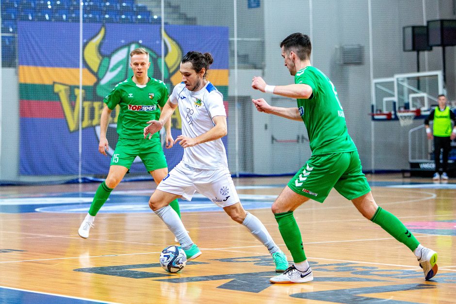 Salės futbolo A lygos finalas: „Vikingai“ – „K.Žalgiris“ 0:4