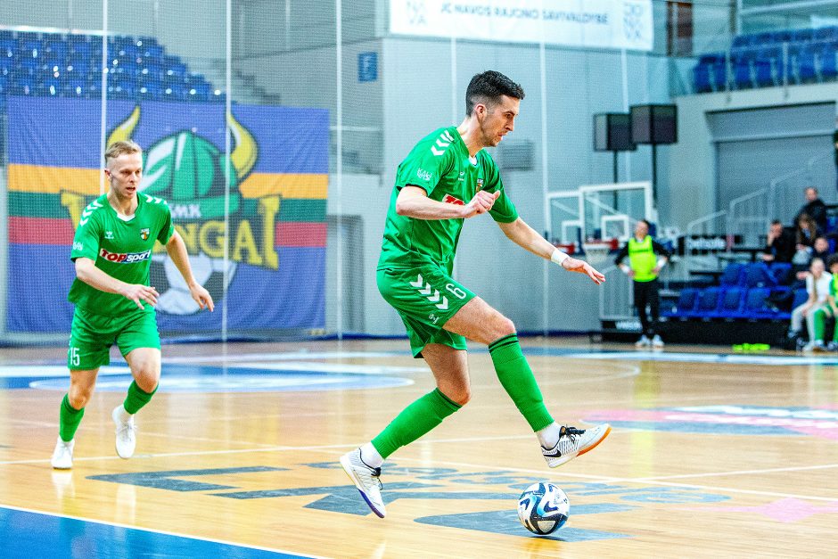 Salės futbolo A lygos finalas: „Vikingai“ – „K.Žalgiris“ 0:4