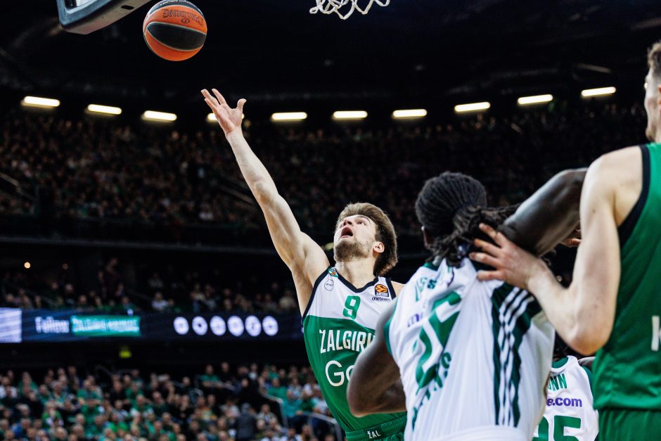 Eurolyga: Kauno „Žalgiris“ – Atėnų „Panathinaikos“ 80:68