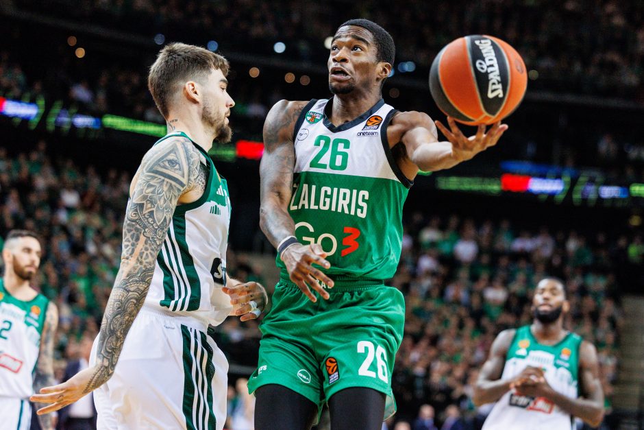 Eurolyga: Kauno „Žalgiris“ – Atėnų „Panathinaikos“ 80:68