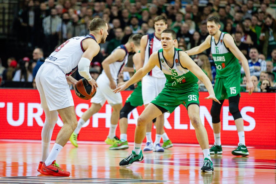 Eurolyga: Kauno „Žalgiris“ – Vitorijos „Baskonia“ 94:76