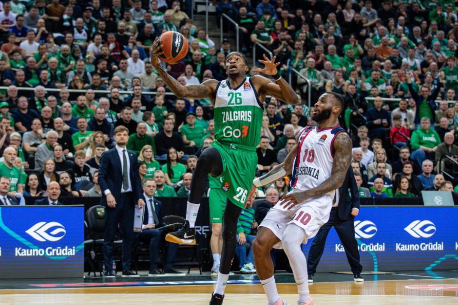 Eurolyga: Kauno „Žalgiris“ – Vitorijos „Baskonia“ 94:76