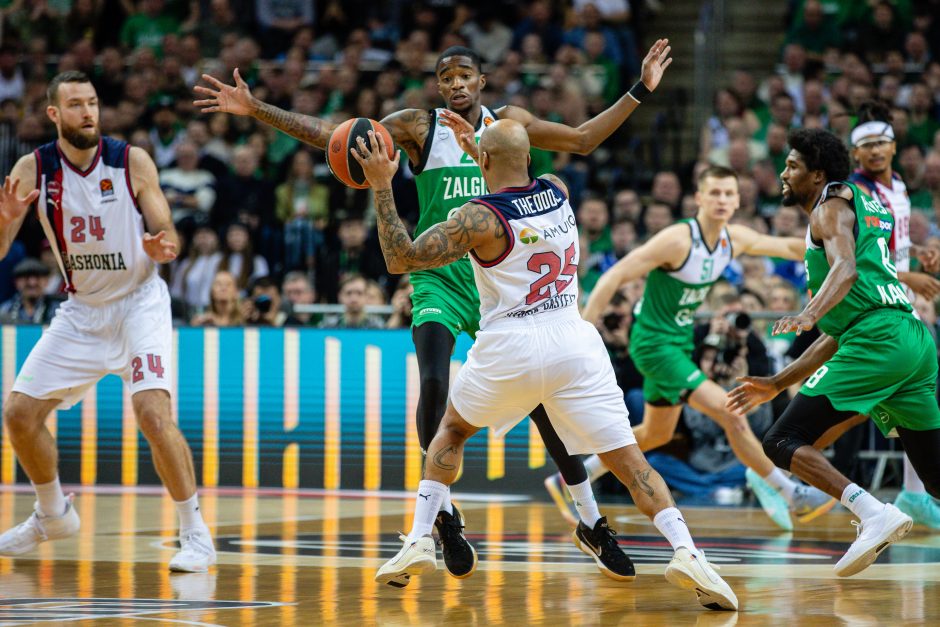 Eurolyga: Kauno „Žalgiris“ – Vitorijos „Baskonia“ 94:76