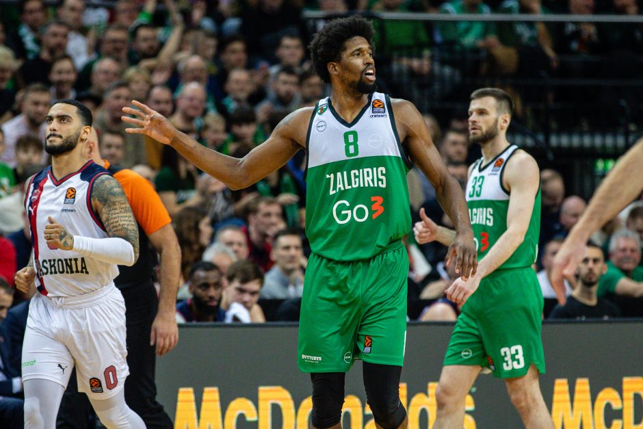 Eurolyga: Kauno „Žalgiris“ – Vitorijos „Baskonia“ 94:76