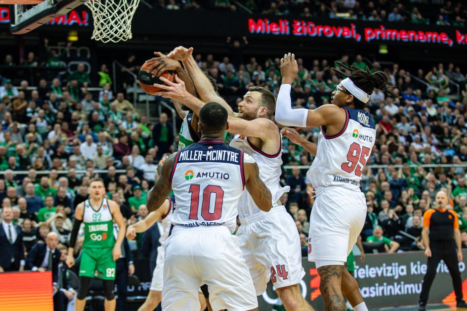 Eurolyga: Kauno „Žalgiris“ – Vitorijos „Baskonia“ 94:76