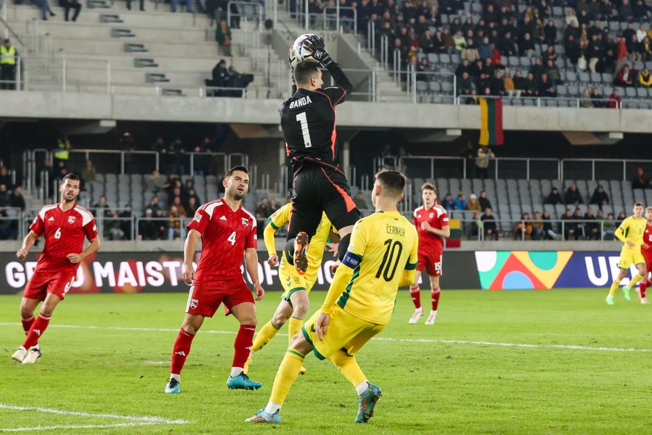 UEFA Tautų lygos rungtynės: Lietuva – Gibraltaras 1:0