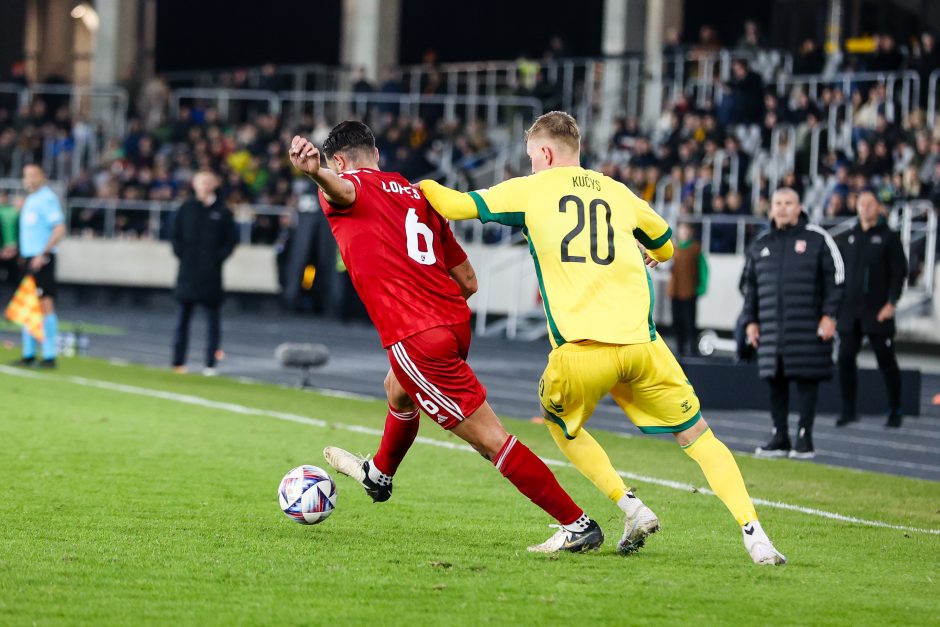 UEFA Tautų lygos rungtynės: Lietuva – Gibraltaras 1:0