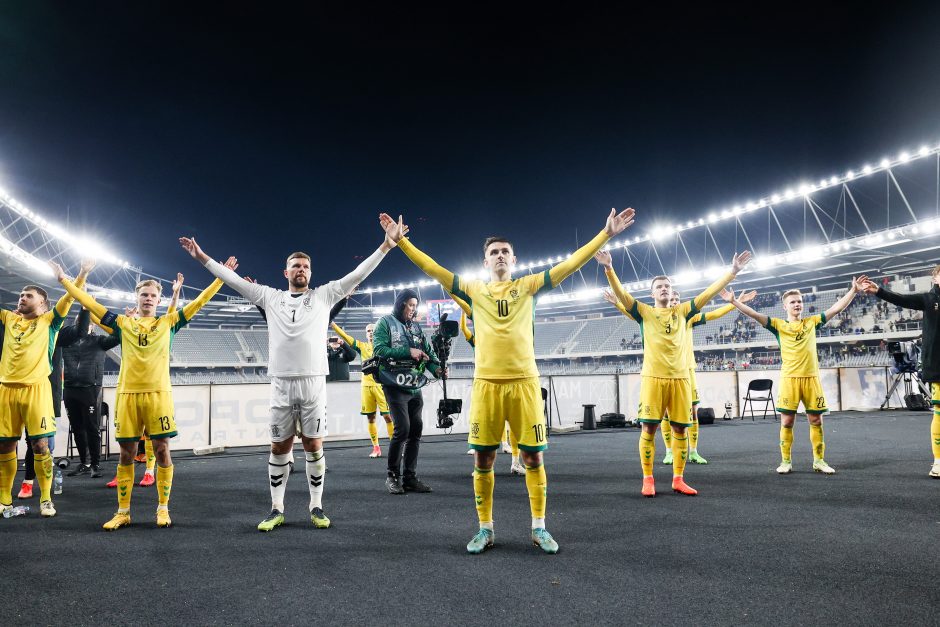 UEFA Tautų lygos rungtynės: Lietuva – Gibraltaras 1:0