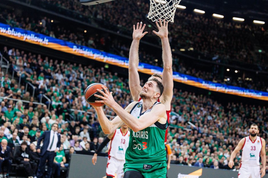 Eurolyga: Kauno „Žalgiris“ – Milano „EA7 Emporio Armani“ 87:73