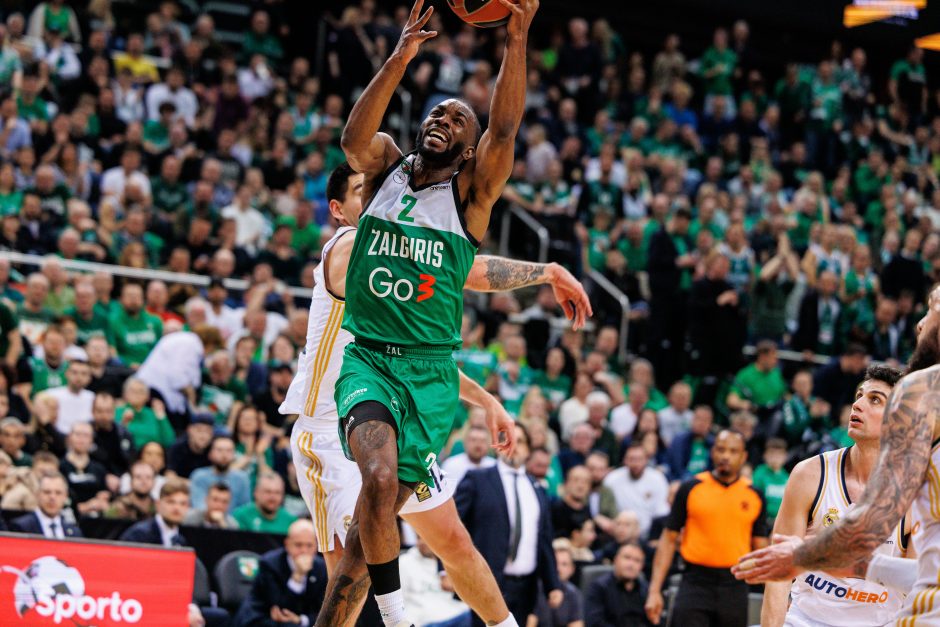 Eurolyga: Kauno „Žalgiris“ – Madrido „Real“ 62:64