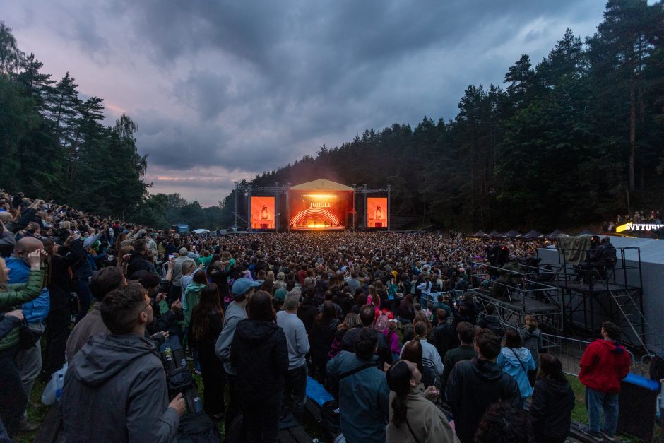 Kalnų parke koncertavo grupė „Jungle“