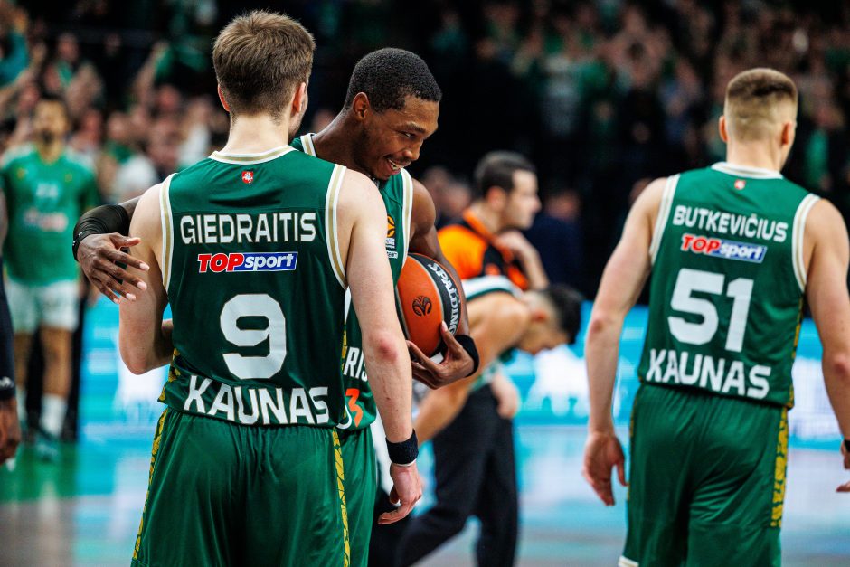 Eurolyga: Kauno „Žalgiris“ – Atėnų „Panathinaikos“ 84:77