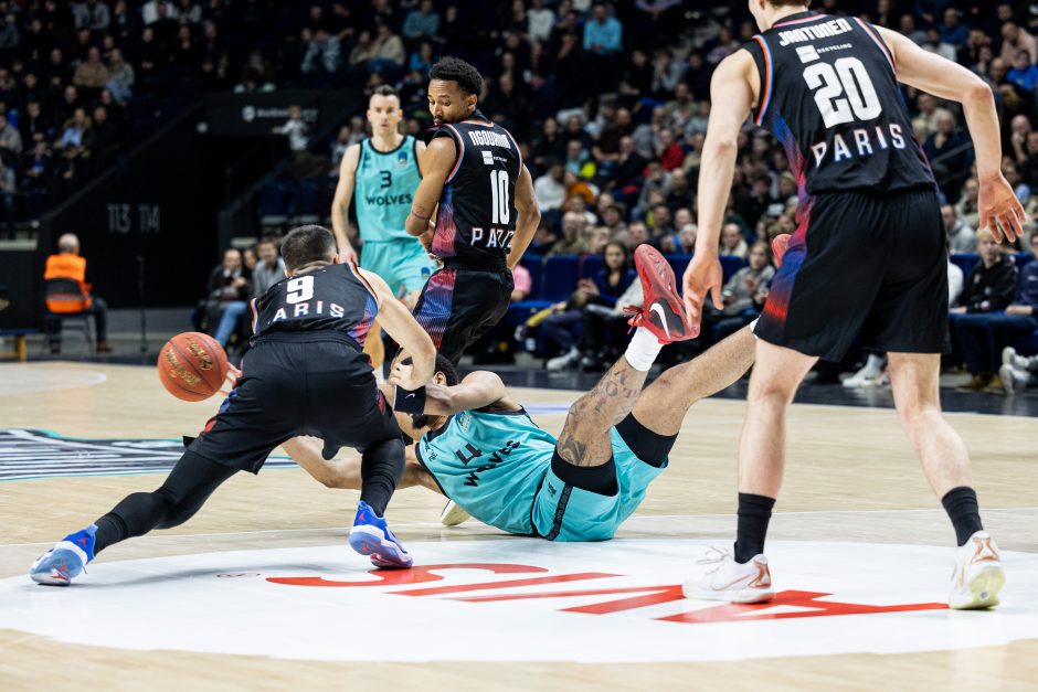 Europos taurė: Vilniaus „Wolves“ – Paryžiaus „Paris Basketball“ 79:110