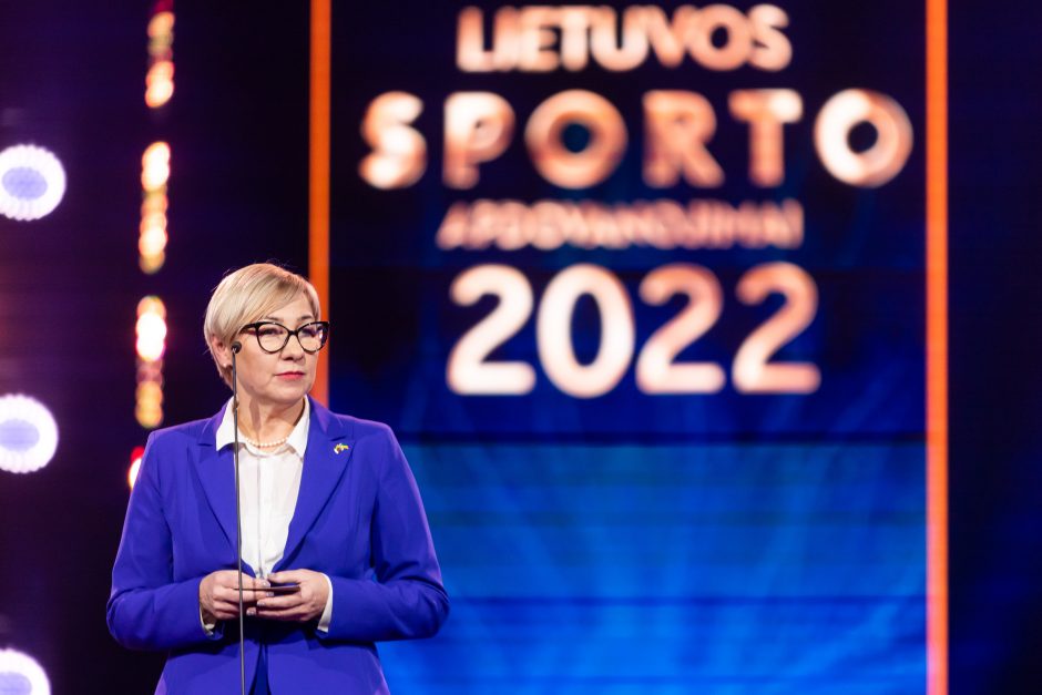 Lietuvos sporto apdovanojimų šventėje pagerbti geriausi 2022-ųjų olimpiečiai ir paralimpiečiai