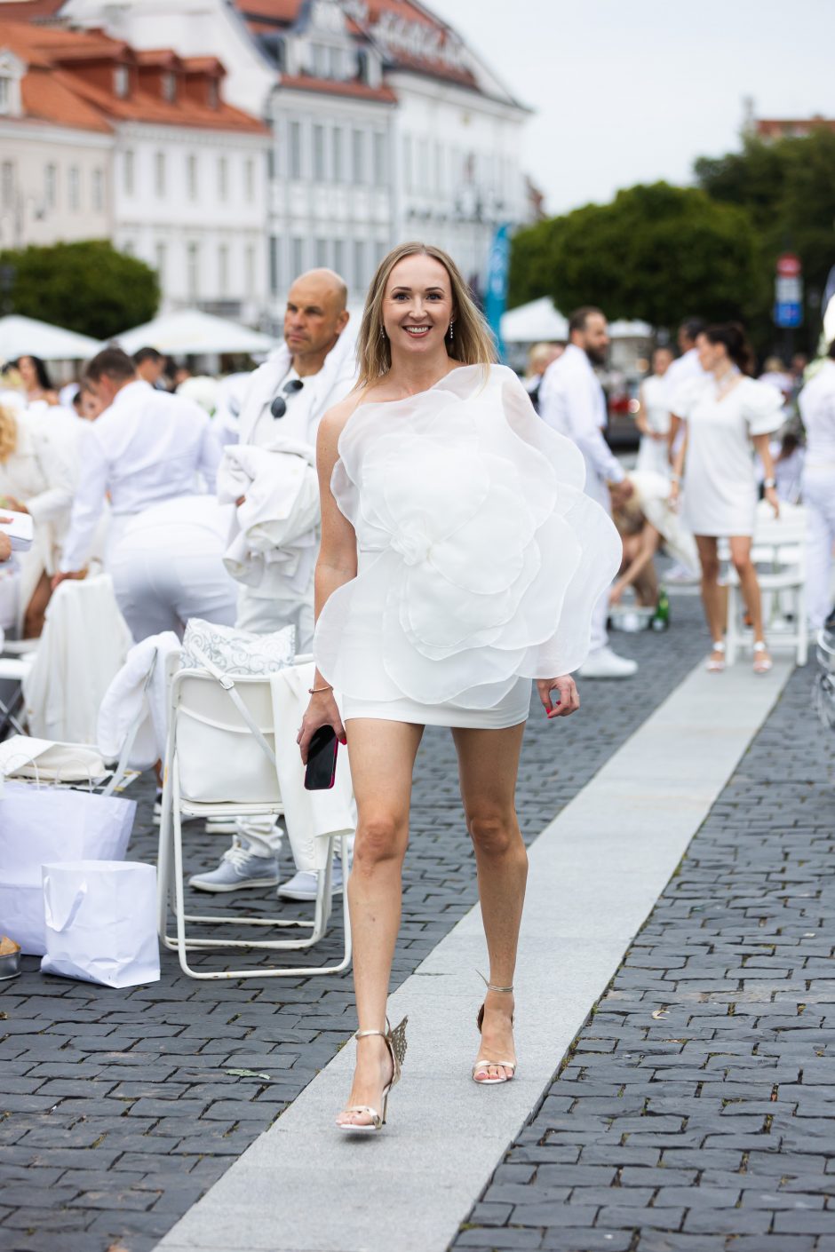 Vilniuje dešimtą kartą surengta „Le Diner en Blanc“ vakarienė