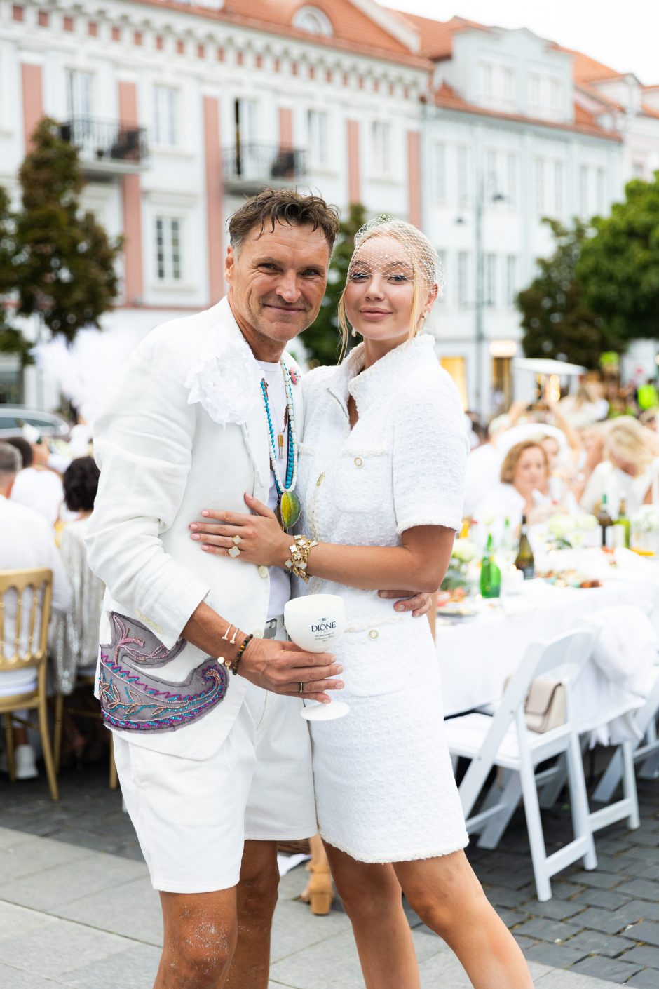 Vilniuje dešimtą kartą surengta „Le Diner en Blanc“ vakarienė