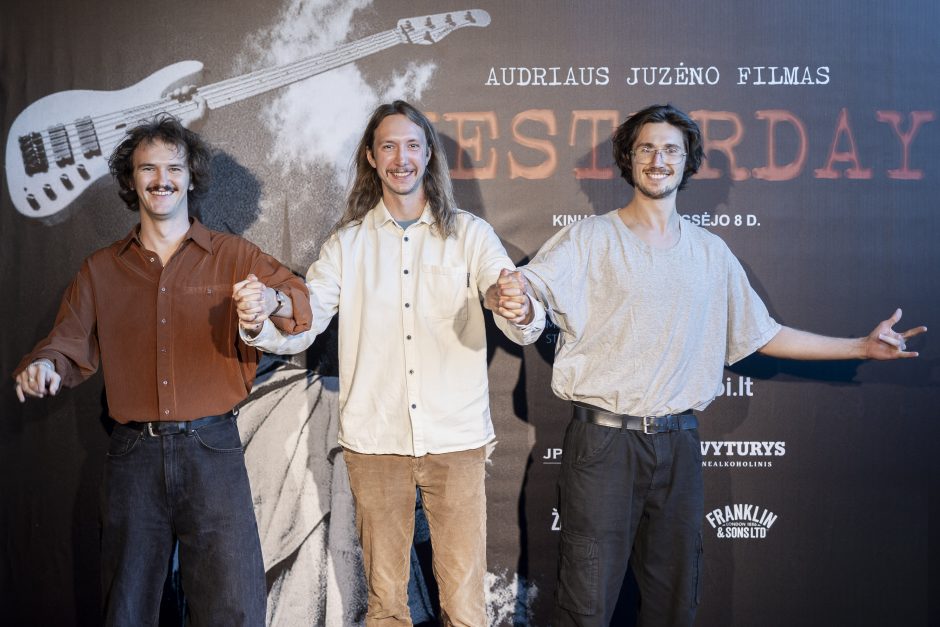 Režisieriaus A. Juzėno kino juostos „Yesterday“ premjera