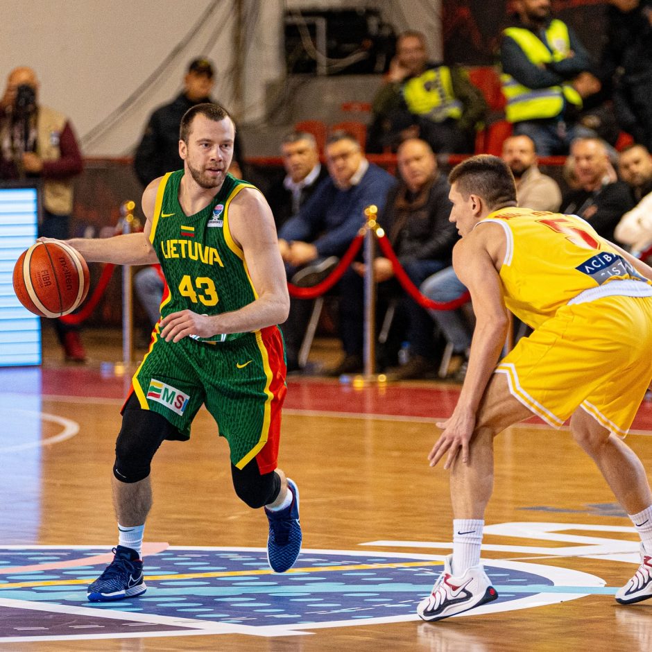 Europos vyrų krepšinio čempionato atranka: Šiaurės Makedonija – Lietuva 67:82