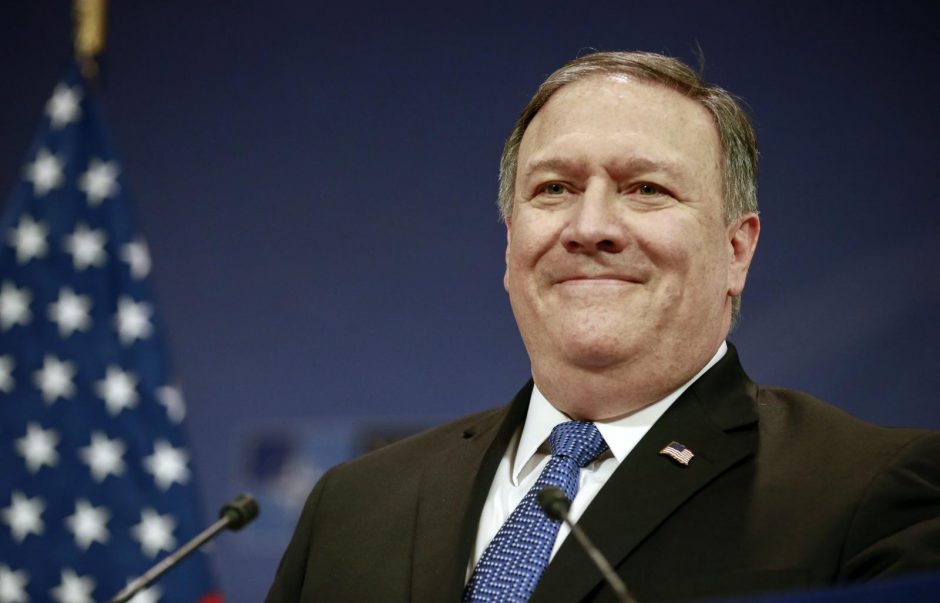 M. Pompeo: J. Kerry diskredituoja šalies politiką Irano atžvilgiu