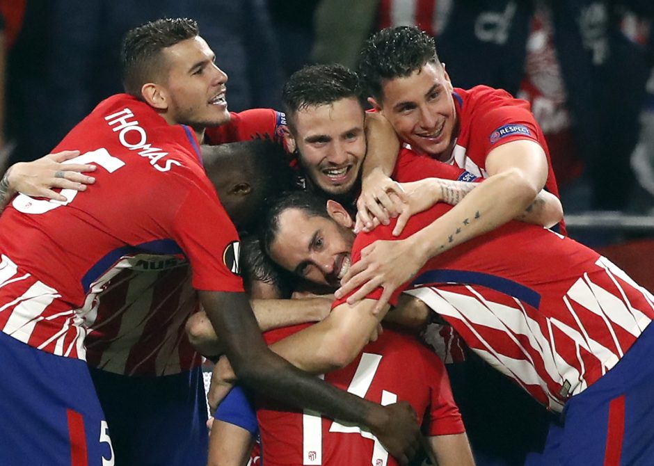 „Atletico“ futbolininkai trečią kartą triumfavo Europos lygoje