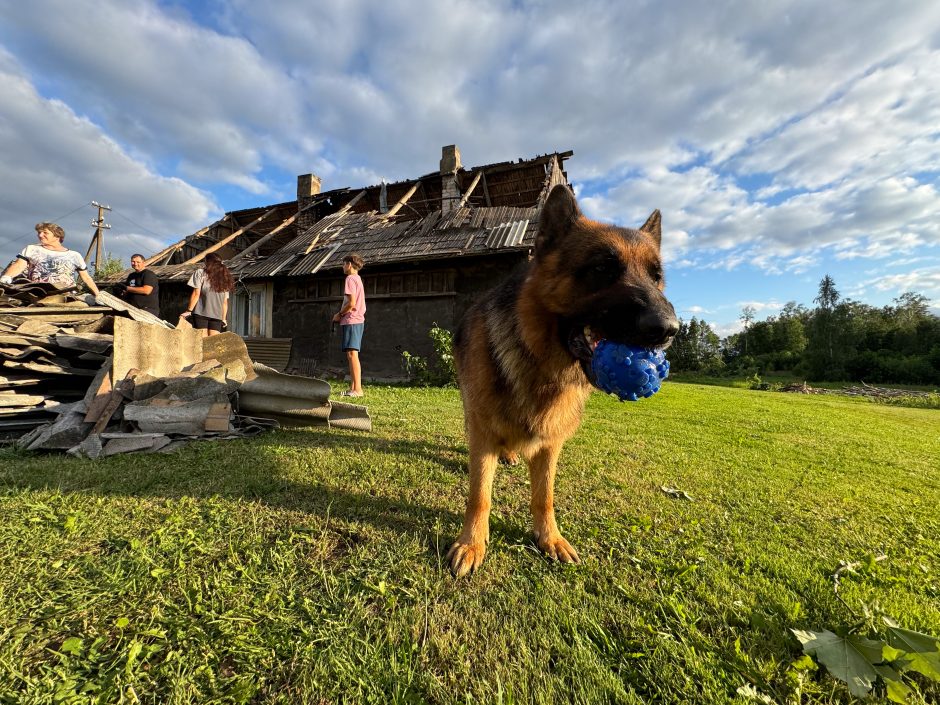 Viesulo padariniai Šiaulių rajone