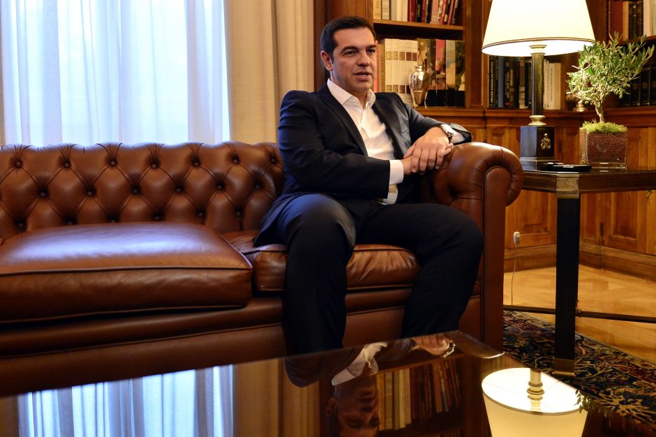 Graikijos kairiųjų lyderis A. Tsipras prisaikdintas ministru pirmininku 