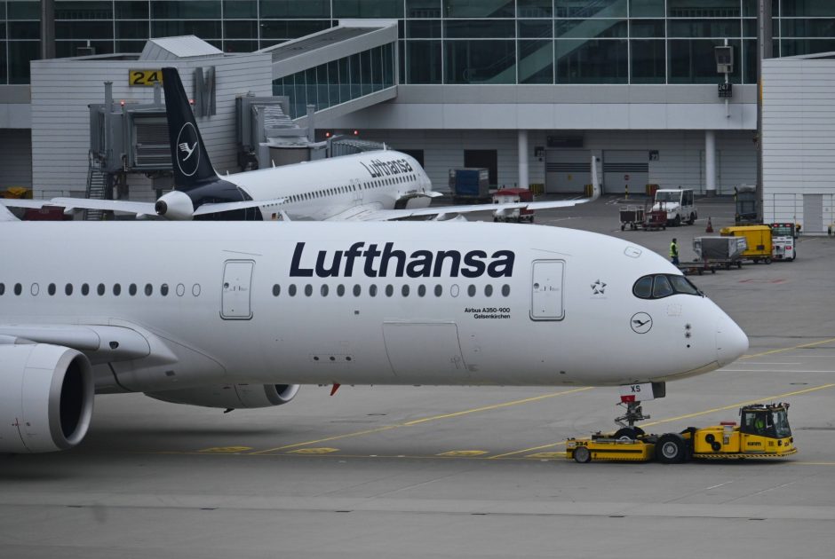 „Lufthansa“ skrydžiai į Tel Avivą – atšaukti iki gruodžio vidurio