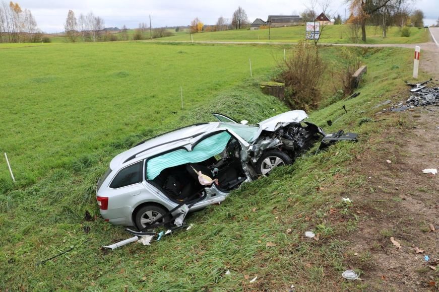 Į avariją Lenkijoje pateko Lietuvos dviračių sporto federacijos automobilis 