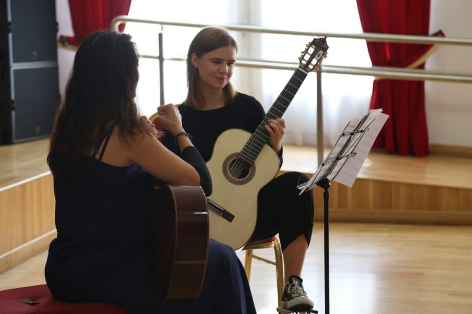 Baltijos gitarų konkursą laimėjo lietuviai R. Jurkus ir M. Orvydaitė