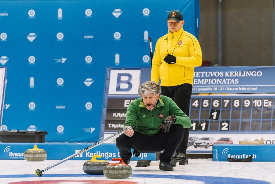 Lietuvos akmenslydžio čempionate – T. Vyskupaičio komandos triumfas pratęsime 