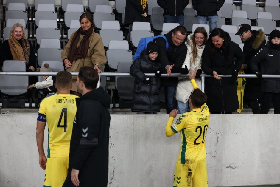 Puikiai žaidusi Lietuvos futbolo rinktinė nenusileido Vengrijai