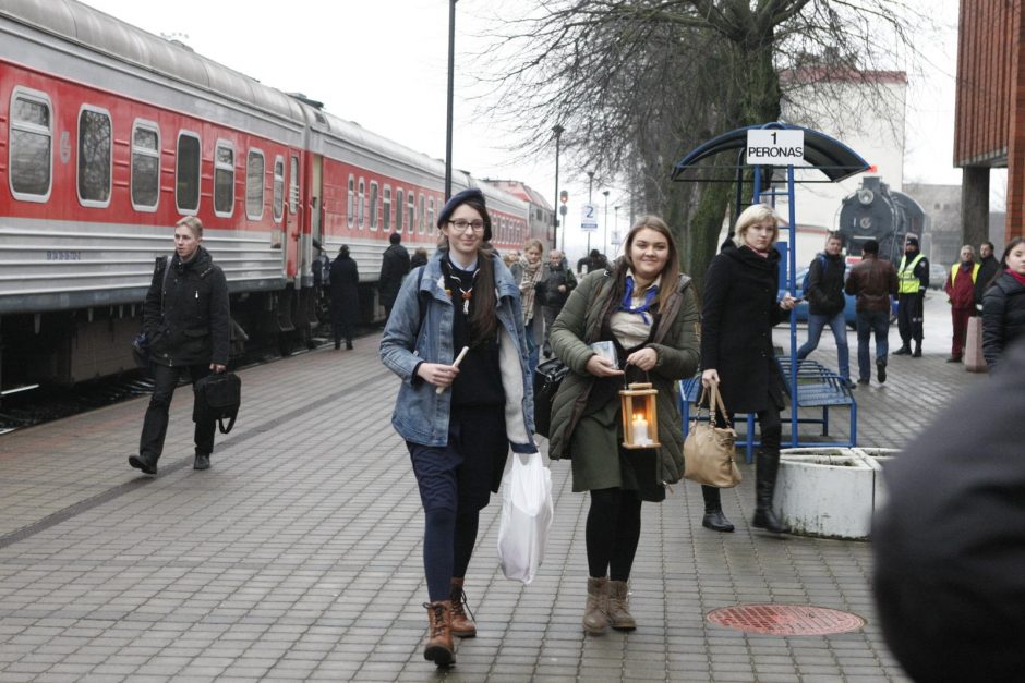 Uostamiestį pasiekė Betliejaus taikos ugnis