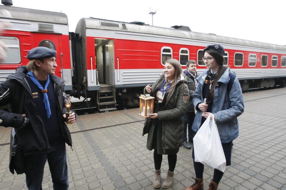 Uostamiestį pasiekė Betliejaus taikos ugnis