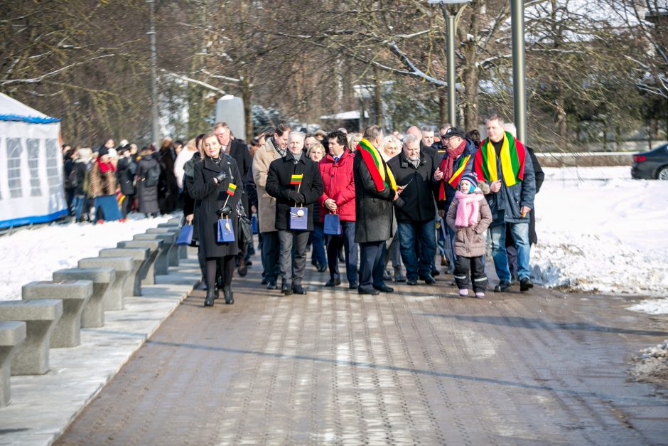 Nauja erdvė Kaune: atidaryta Lietuvos verslo alėja