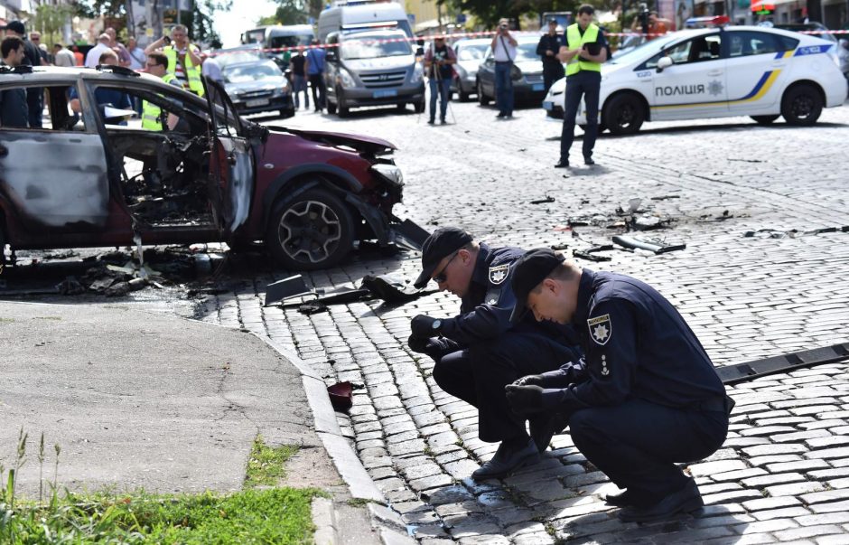 Kijeve susprogdintas žinomas Baltarusijos žurnalistas