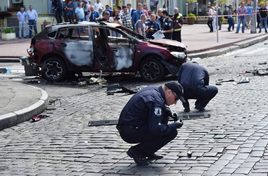 Kijeve susprogdintas žinomas Baltarusijos žurnalistas