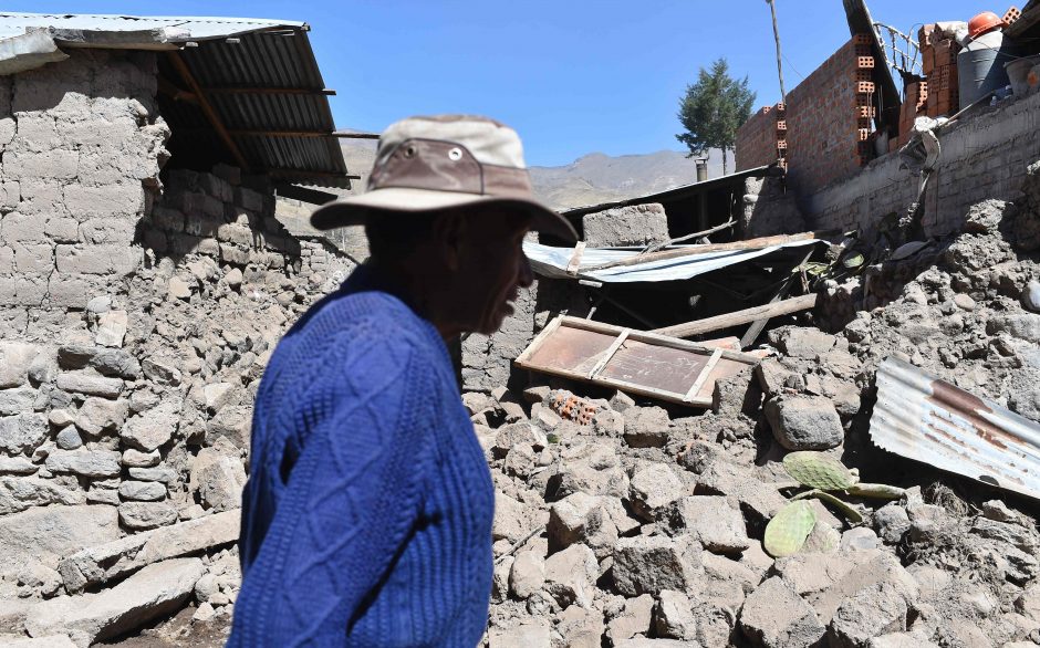 Žemės drebėjimas Peru nusinešė mažiausiai keturias gyvybes