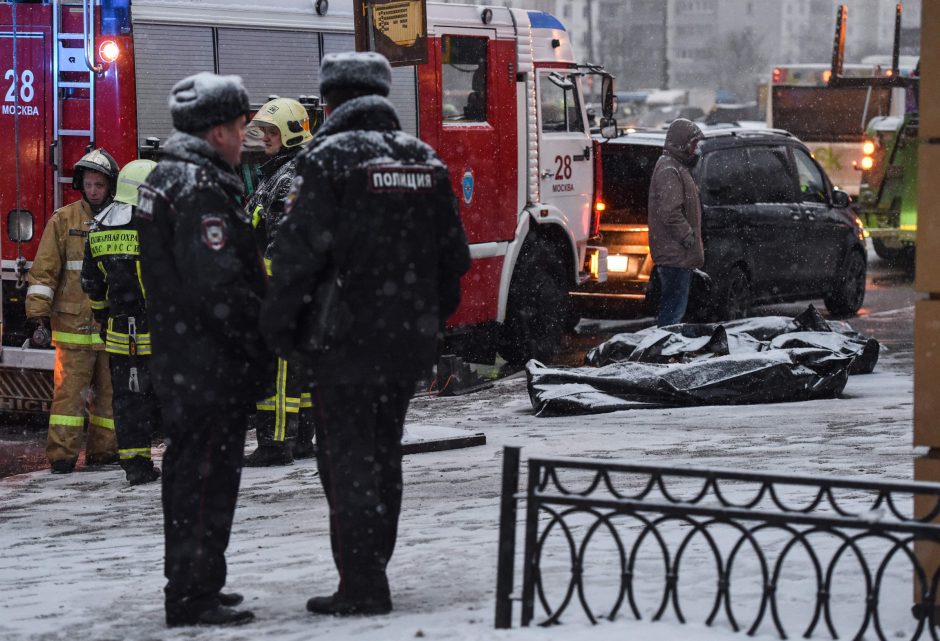 Per autobuso avariją Maskvoje žuvo penki žmonės 