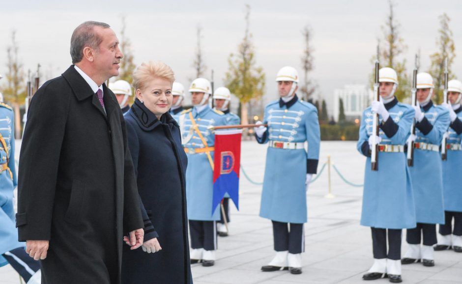 D. Grybauskaitė: Lietuvos ir Turkijos prekyba turi potencialo augti