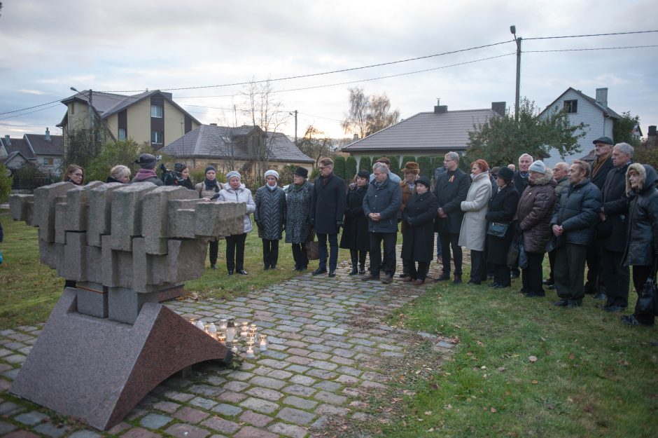 Kauniečiai rinkosi pagerbti Lietuvos partizanus